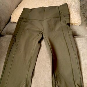 Lululemon Olive Leggings Sz. 10